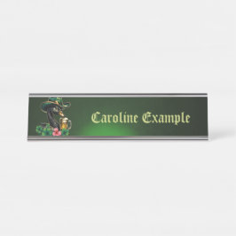 Porte-nom Pour Bureau Une touche irlandaise :