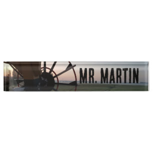 Porte-nom Pour Bureau Unique Holland Windmill View Desk Name Plate