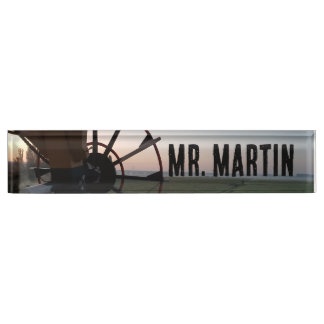 Porte-nom Pour Bureau Unique Holland Windmill View Desk Name Plate