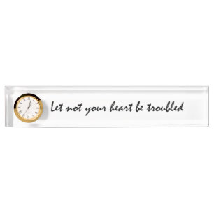 Porte-nom Pour Bureau Verset biblique inspirant