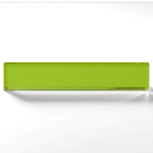 Porte-nom Pour Bureau Vert pomme (couleur solide)
