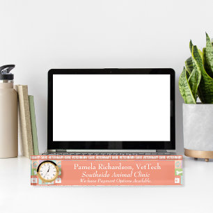 Porte-nom Pour Bureau Vétérinaire professionnel ・ sur mesure