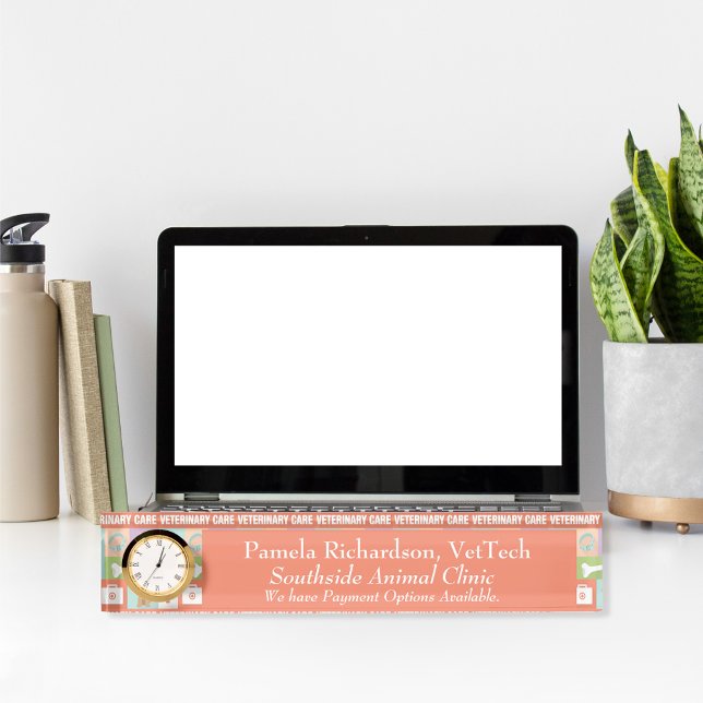 Porte-nom Pour Bureau Vétérinaire professionnel ・ sur mesure (Créateur téléchargé)