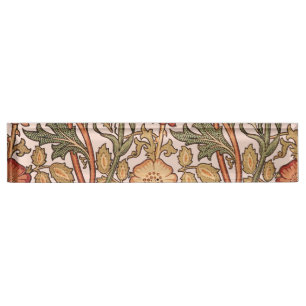 Porte-nom Pour Bureau William Morris Rose Flower Fond d'écran Motif