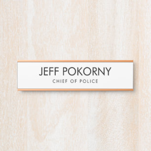 PORTE-NOM POUR PORTE 