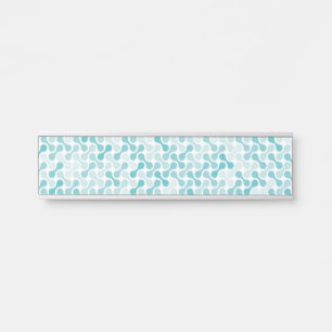 Porte-nom Pour Porte Art graphique liquide abstrait
