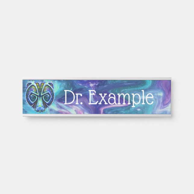 Porte-nom Pour Porte Artio interne~ (Devant)