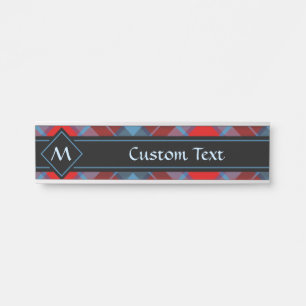 Porte-nom Pour Porte Clan MacTavish Tartan