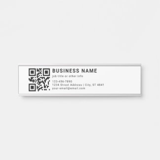 Porte-nom Pour Porte Code QR promotionnel d'entreprise