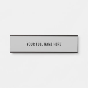 Porte-nom Pour Porte Concevez Votre Propre Panneau de Porte avec Couleu