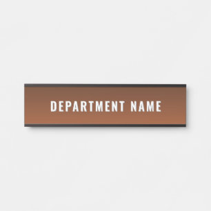 Porte-nom Pour Porte Dégradé tendance Simple Nom du ministère Signe de 