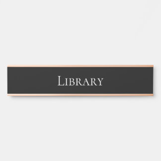Porte-nom Pour Porte Élégante bibliothèque scolaire