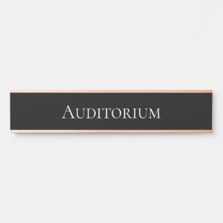 Porte-nom Pour Porte Élégante école d'auditorium, bureau et cinéma