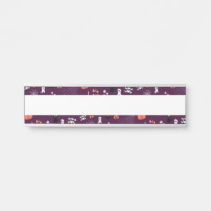 Porte-nom Pour Porte Jolie Art Halloween Effrayant