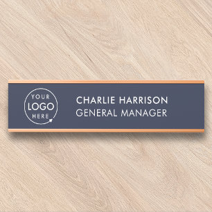 Porte-nom Pour Porte Logo d'entreprise Bureau de la compagnie Marine