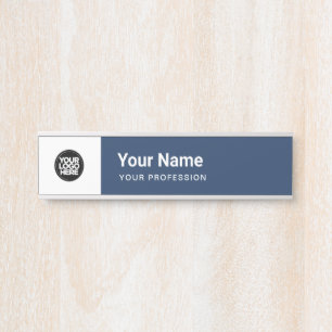 Porte-nom Pour Porte Logo d'entreprise personnalisé Nom du bureau moder