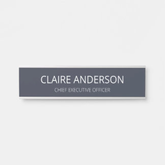 Porte-nom Pour Porte Logo professionnel personnalisé