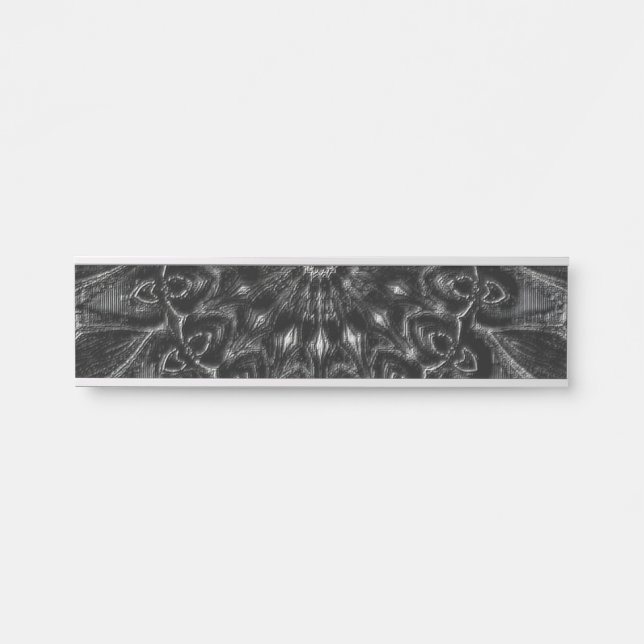 Porte-nom Pour Porte Mandala (Devant)