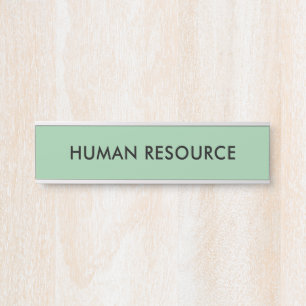 Porte-nom Pour Porte Mini Mint Green Room Nom du service Porte Signal