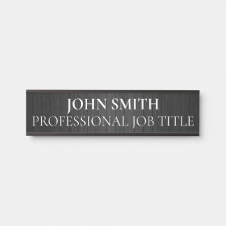 Porte-nom Pour Porte Modern Professional Office Door Sign