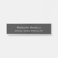 Monogramme moderne Gris professionnel