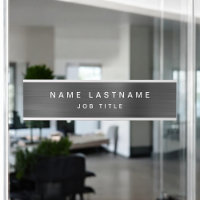 Noir Blanc Moderne Élégant Classe Professionnelle