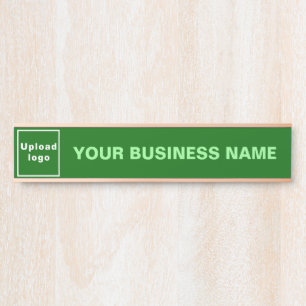 Porte-nom Pour Porte Nom de l'entreprise et logo sur la longue pendaiso