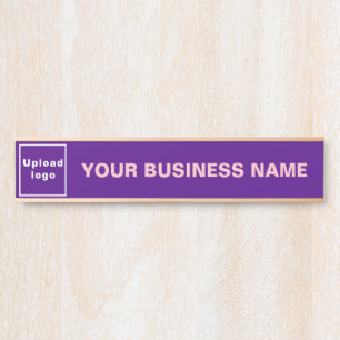Porte-nom Pour Porte Nom de l'entreprise et logo sur la longue pendaiso