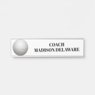 Porte-nom Pour Porte Nom personnalisé Volleyball