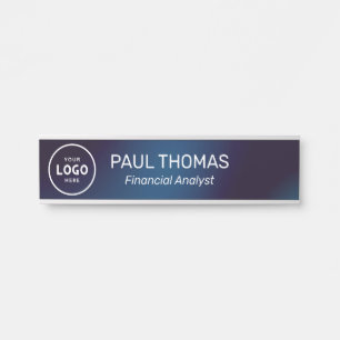 Porte-nom Pour Porte Office moderne et professionnel simple