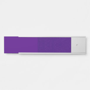 Porte-nom Pour Porte Panneau de bureau à deux tons violet à glissière m