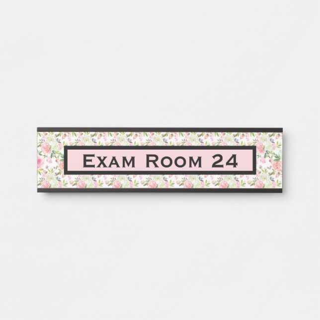 Porte-nom Pour Porte Panneau de la porte de l'examen dentaire du cabine (Devant)