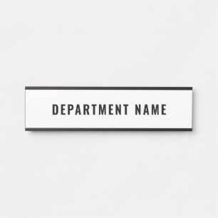 Porte-nom Pour Porte Panneau de porte avec nom du département