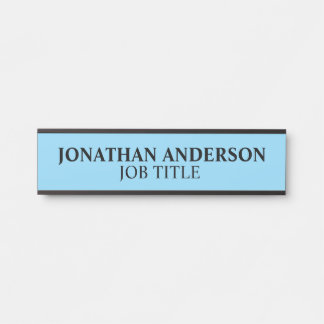 Porte-nom Pour Porte Panneau de porte de bureau professionnel moderne