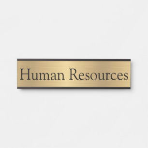 Porte-nom Pour Porte Panneau de porte du bureau des ressources humaines