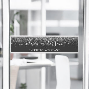 Porte-nom Pour Porte Parties scintillant d'étincelle professionnelle mo