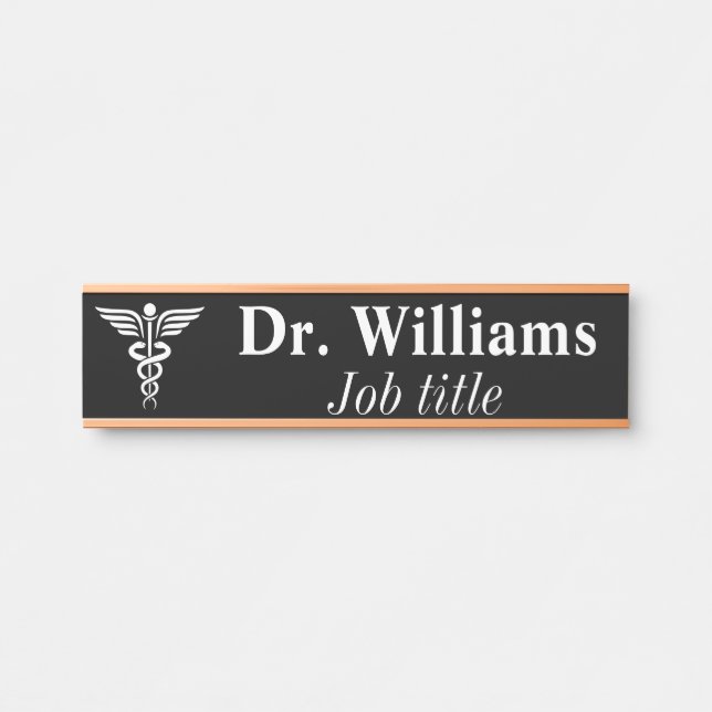 Porte-nom Pour Porte Personalized MEDICAL & Hospital Pharmacy (Devant)