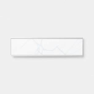 Porte-nom Pour Porte Pierre de luxe abstraite fluide Agate & Texture de