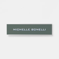 Plaine minimaliste moderne Celtic Green