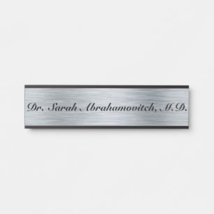 Porte-nom Pour Porte Porte de médecin Signe de bureau de médecin Aspect