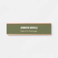 Professionnel minimaliste ajouter votre nom armée 