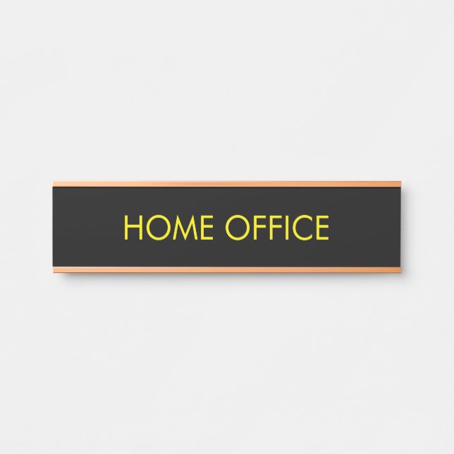 Porte-nom Pour Porte Professionnel personnalisé (Devant)