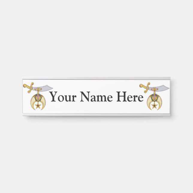 Porte-nom Pour Porte Rince (Devant)