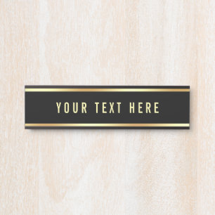 Porte-nom Pour Porte Salle de conférence de l'Exam de texte personnalis