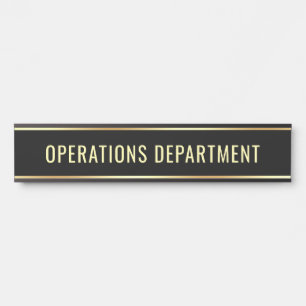 Porte-nom Pour Porte Service des opérations de texte personnalisable Lo