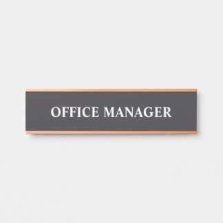 Porte-nom Pour Porte Signe de porte de bureau professionnel moderne