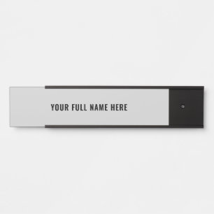 Porte-nom Pour Porte Votre nom complet Porte Signer Choisir les couleur