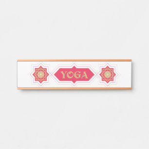 Porte-nom Pour Porte Yoga