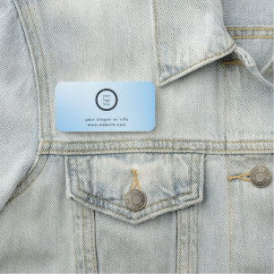 Porte-nom Promotion commerciale ronde moderne