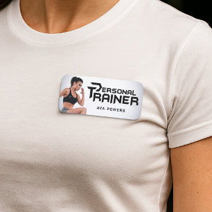 Porte-nom Salle De Fitness De L'Entraîneur Personnel Personn